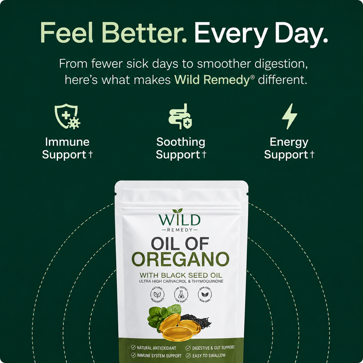 WildRemedy® Oil Of Oregano Softgels